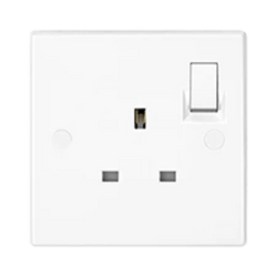 UMS 1G DP SWITCH SOCKET OUTLET WITH PROJECTED ROCKER TYPE 13A DP1313