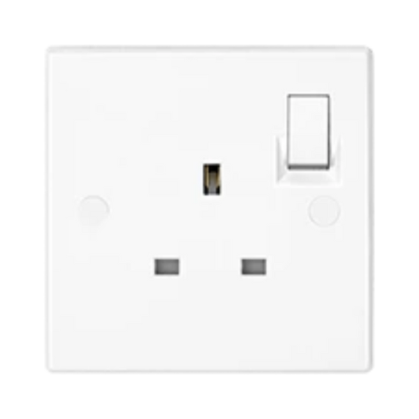 UMS 1G DP SWITCH SOCKET OUTLET WITH PROJECTED ROCKER TYPE 13A DP1313