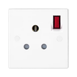 UMS 1G SP SWITCH SOCKET OUTLET NEON PROJECTED ROCKER TYPE 15A 1315A-N