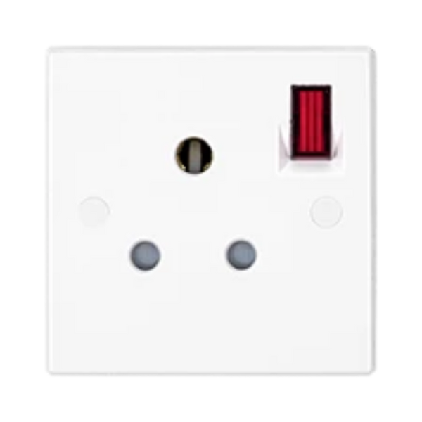 UMS 1G SP SWITCH SOCKET OUTLET NEON 15A 1215A-N