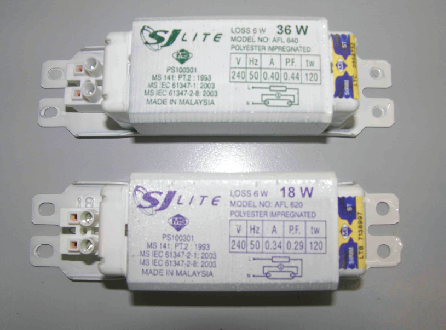 sj lite conventional t8 ballast