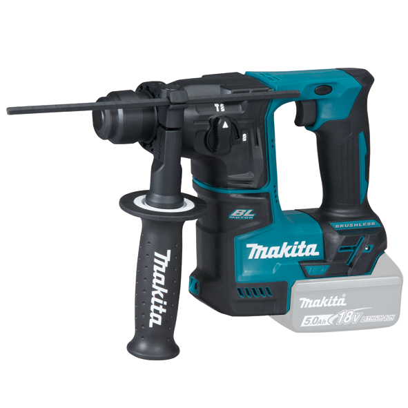 MAKITA DHR171RTE/ RFE/ Z 17mm (11/16") 18V Cordless Rotary Hammer