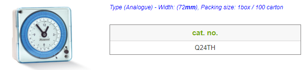 maxguard 24 Hour Time Switch (Q24TH)