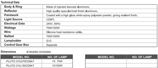 sj lite Downlight - Recessed Adjustable - Pluto 310