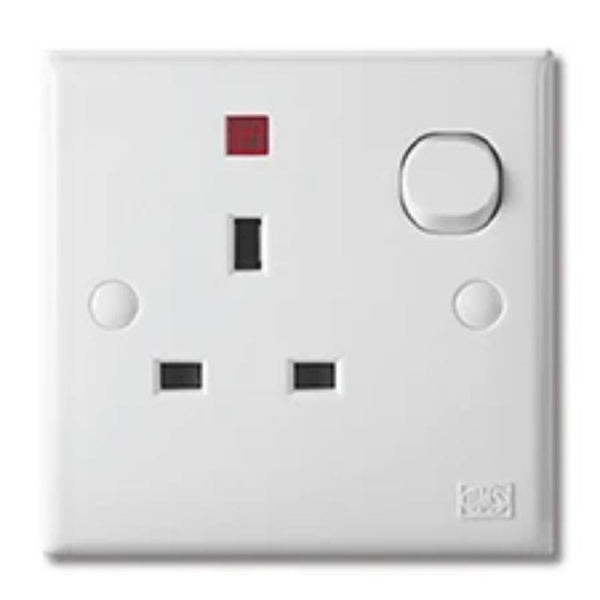 UMS 13A SWITCH SOCKET OUTLET NEON 3113N