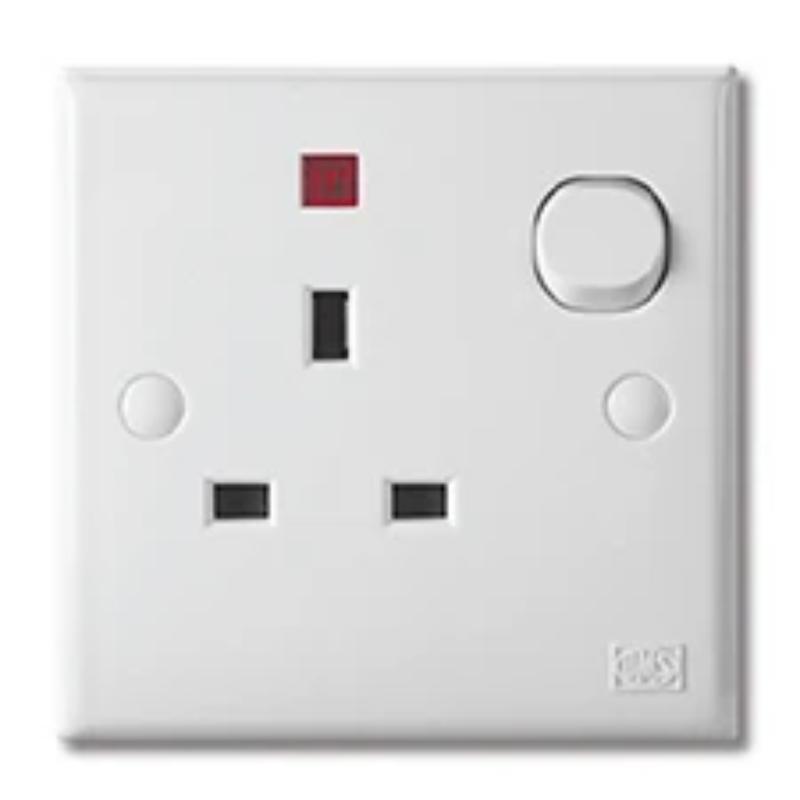 UMS 13A SWITCH SOCKET OUTLET NEON 3113N