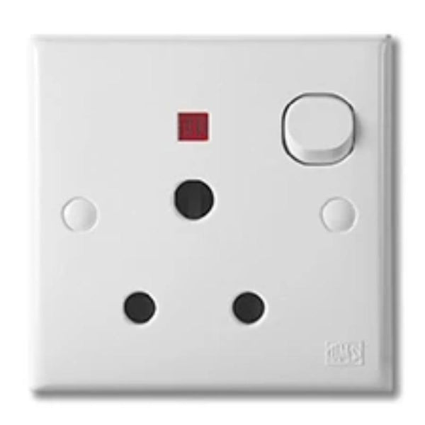 UMS 15A SWITCH SOCKET OUTLET NEON 3115N