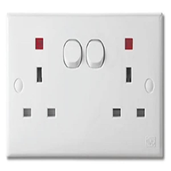 UMS 13A 2G SWITCH SOCKET OUTLET NEON 3213N