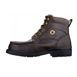 Black Hammer 4000 Series Men Safety Shoes Mid Cut Mocassins With Lace Up BH4994