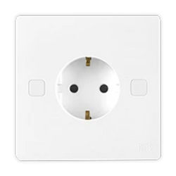 UMS 1G 2P+E UNSWITCHED SCHUKO SOCKET OUTLET 16A 6216