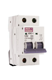 MAXGUARD MB63-1 SERIES (6KA MCB) 2 POLE