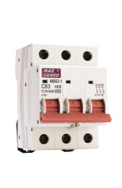 MAXGUARD MB63-1 SERIES (6KA MCB) 3 POLE