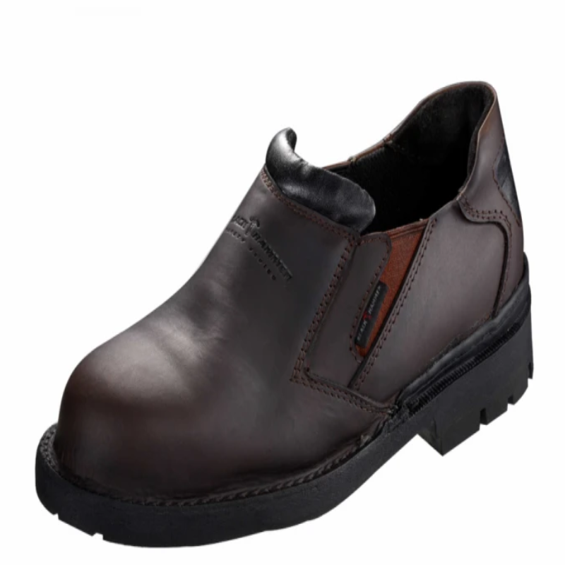 Black Hammer 4000 Series Men Safety Shoes Low Cut Slip On BH4201