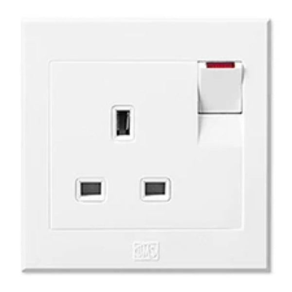 UMS 1G SP SWITCH SOCKET OUTLET NEON 13A 9113N