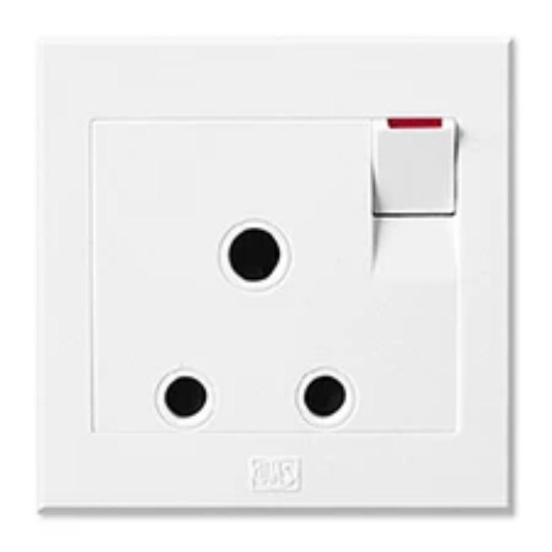 UMS 1G SP SWITCH SOCKET OUTLET NEON 15A 9115N