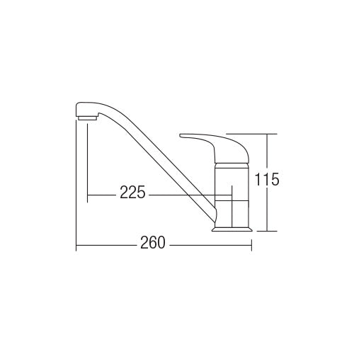 AIMER Kitchen Pillar Sink Tap – Mixer AMMX-30201