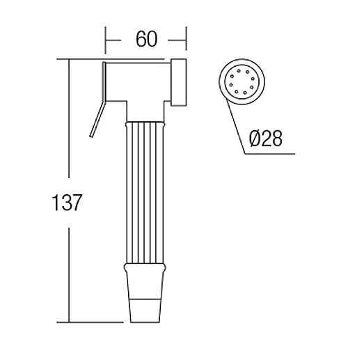 AIMER Brass Spray Bidet Set AMSB-28