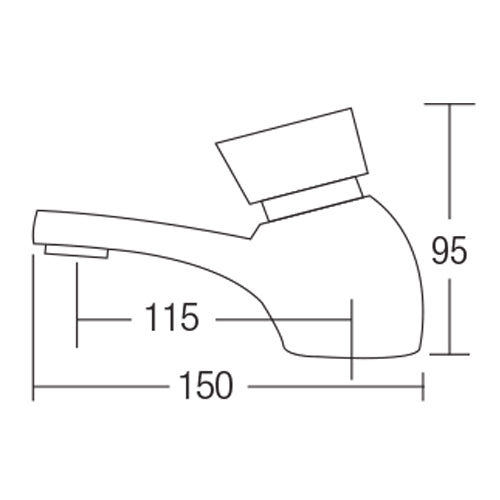 AIMER Self Closing Basin Tap AMSC-22