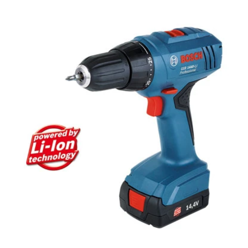 BOSCH Cordless Drill GSR1440-LI (2 Batteries)