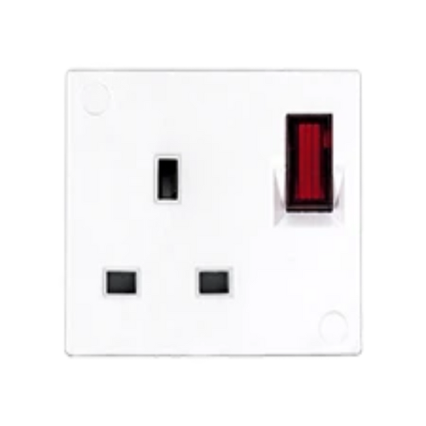 UMS 1G SP SWITCH SOCKET OUTLET NEON 13A L113N