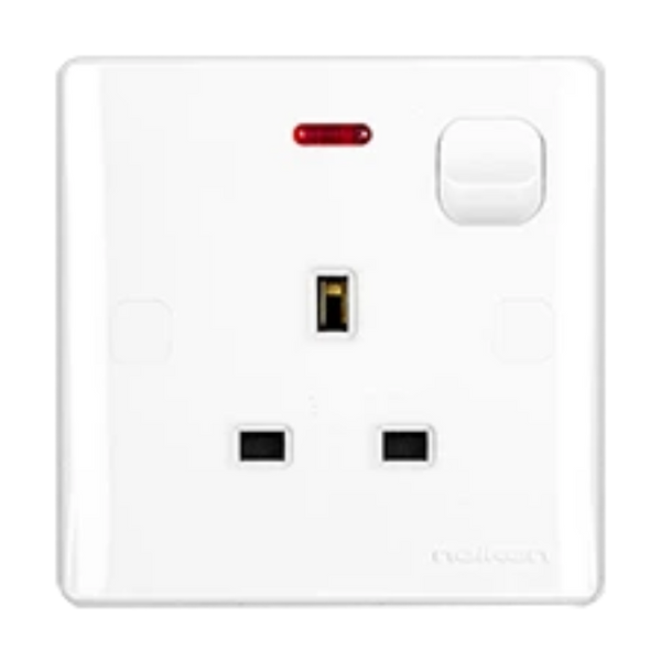 UMS 1G SP SWITCHED SOCKET OUTLET NEON 13A N52111N