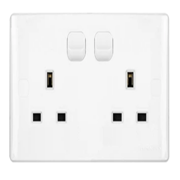 UMS 2G SP SWITCHED SOCKET OUTLET WITH RED ROCKER 13A N52210R