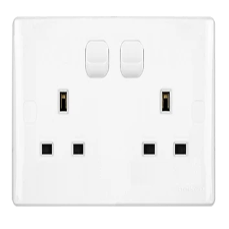 UMS 2G SP SWITCHED SOCKET OUTLET WITH RED ROCKER 13A N52210R