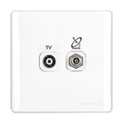 UMS 2G TV/F-TYPE SATELLITE SOCKET N57210