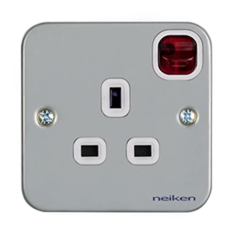 UMS 1G SP SWITCHED SOCKET OUTLET NEON 13A N62111