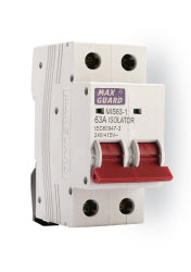 maxguard isolators (mis series) 2 pole (32-63a)