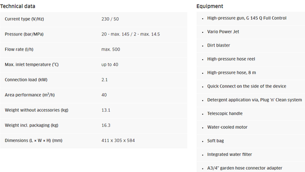 HIGH PRESSURE WASHER K 5 PREMIUM FULL CONTROL